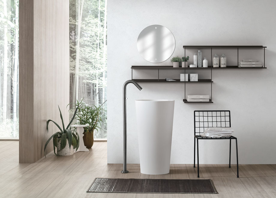 All-over mensole modulari bagno