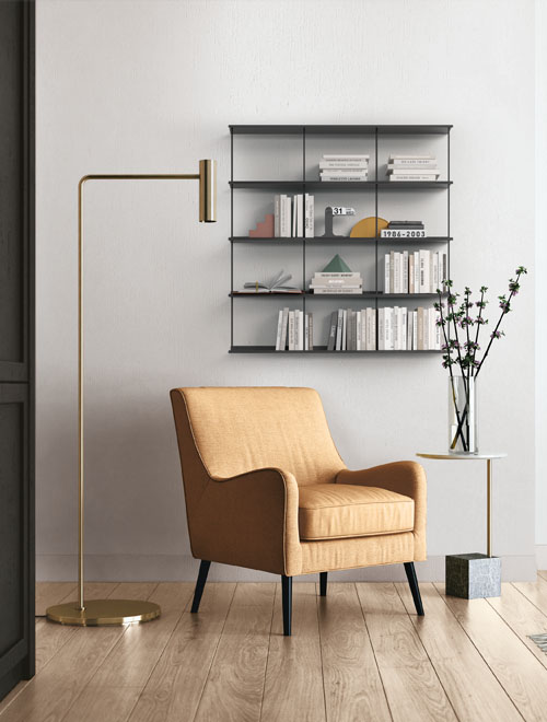 libreria e mensole modulari