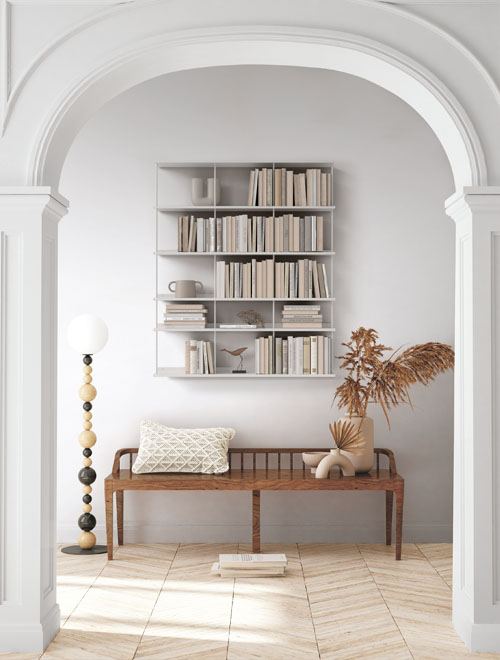 libreria modulare all-over