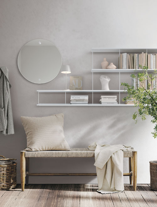 libreria per entrata casa